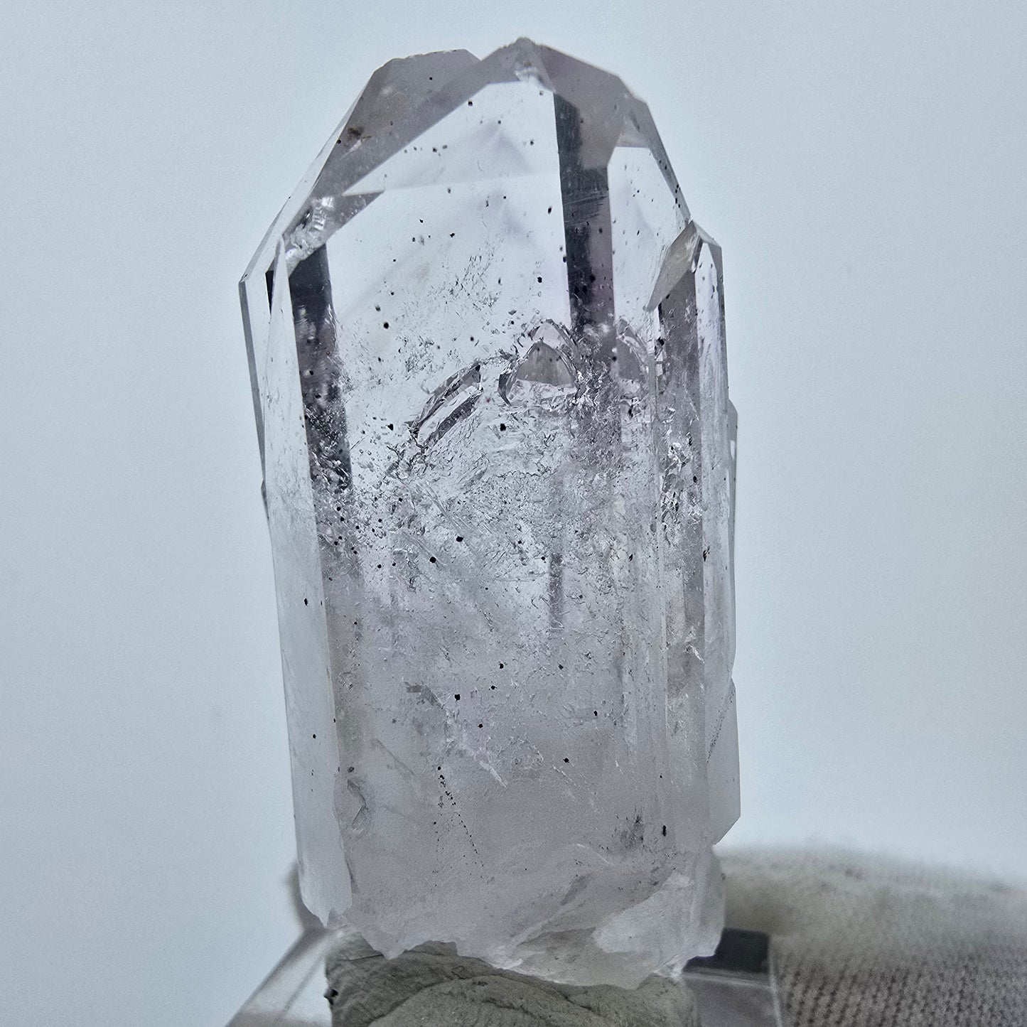 Phantom Amethyst DT Hämatit Quarz Streep Mine Goboboseb Namibia 50*22*20mm