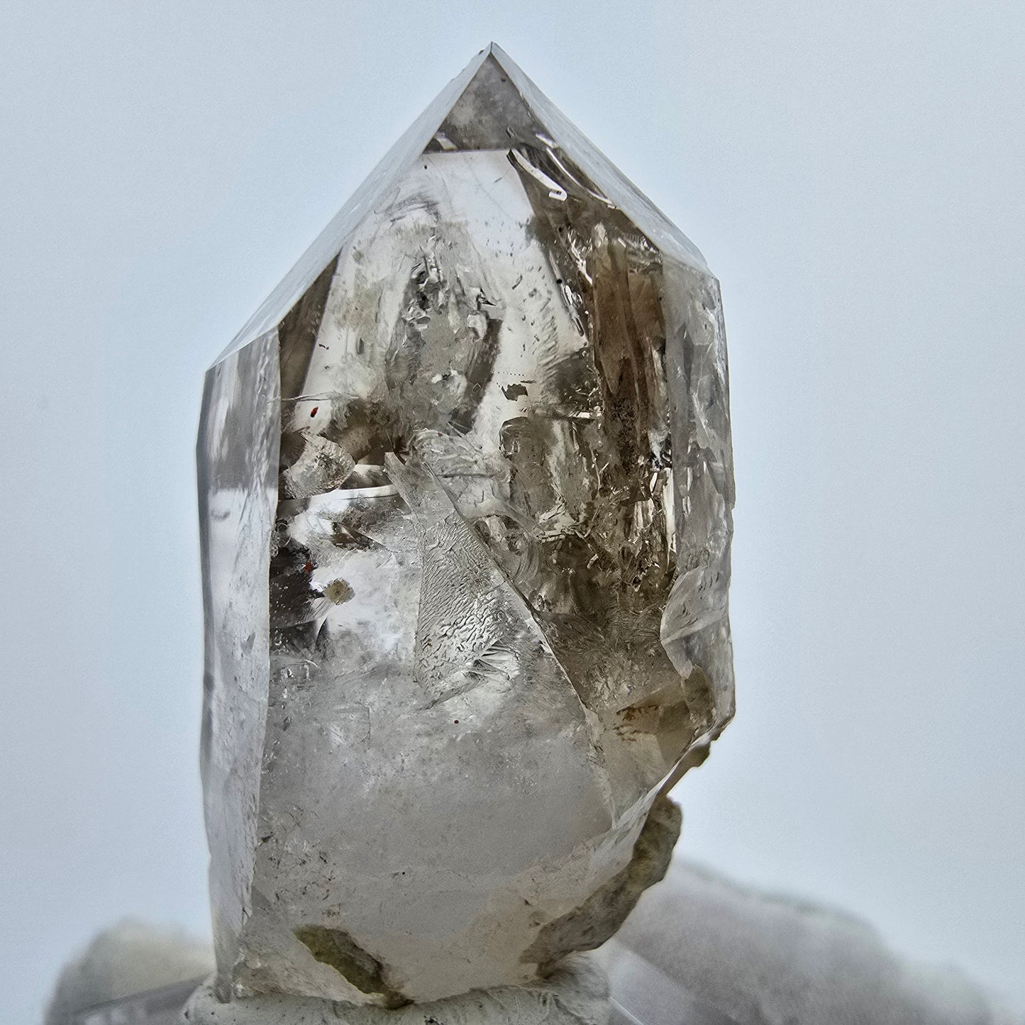 Phantom Rauchquarz Fenster Zepter Kristall Goboboseb Namibia 45*29*25mm Sammlung