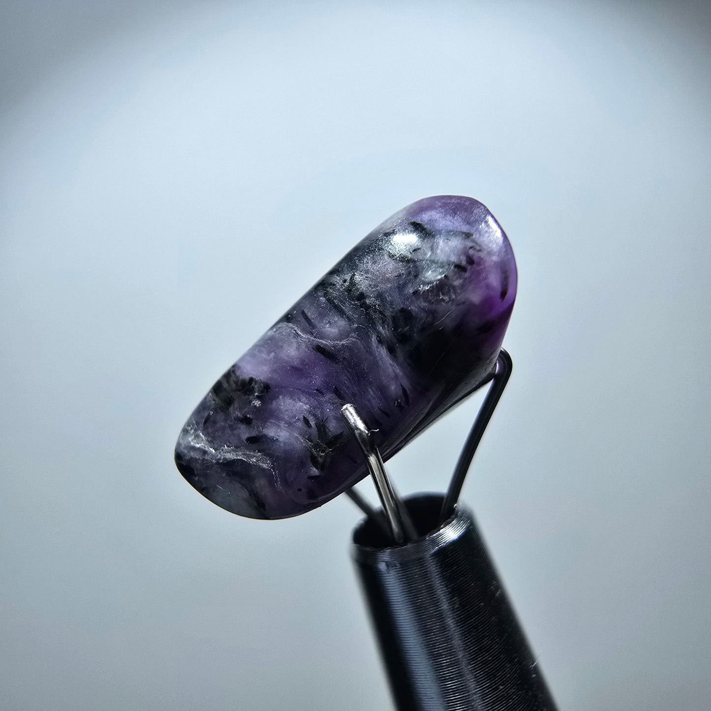 Rare Charoite crystal purple, polished Russia 13*10*6mm