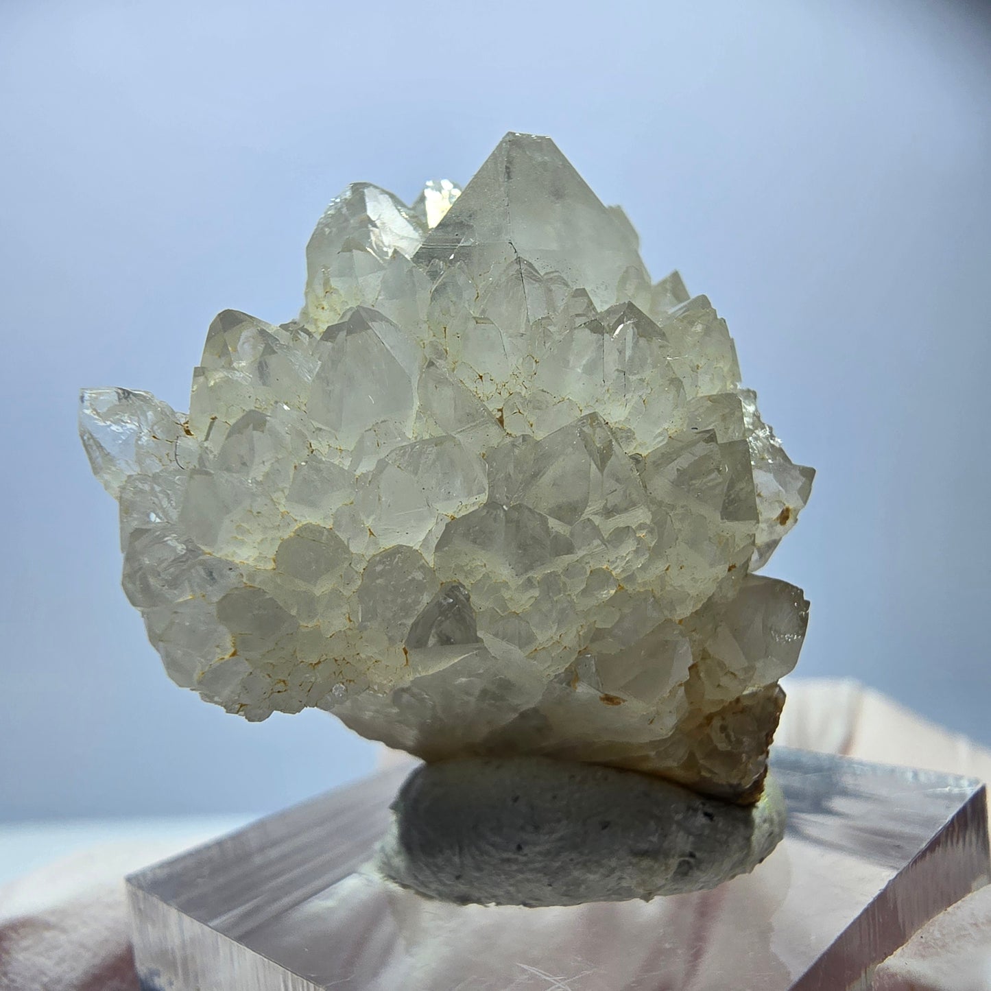 Spécimen rare de cristal de quartz Okorusu, Namibie 31*28*22mm