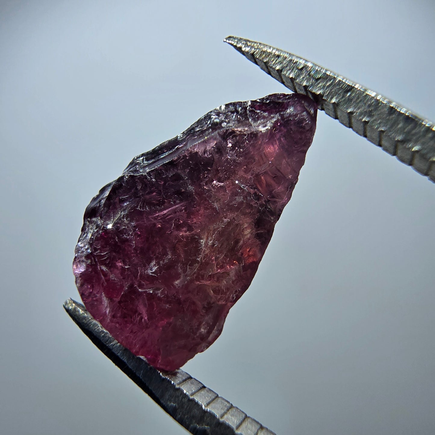 Seltener Rubellit Turmalin Kristall, rosa Minas Gerais, Brasilien 14*9*6mm