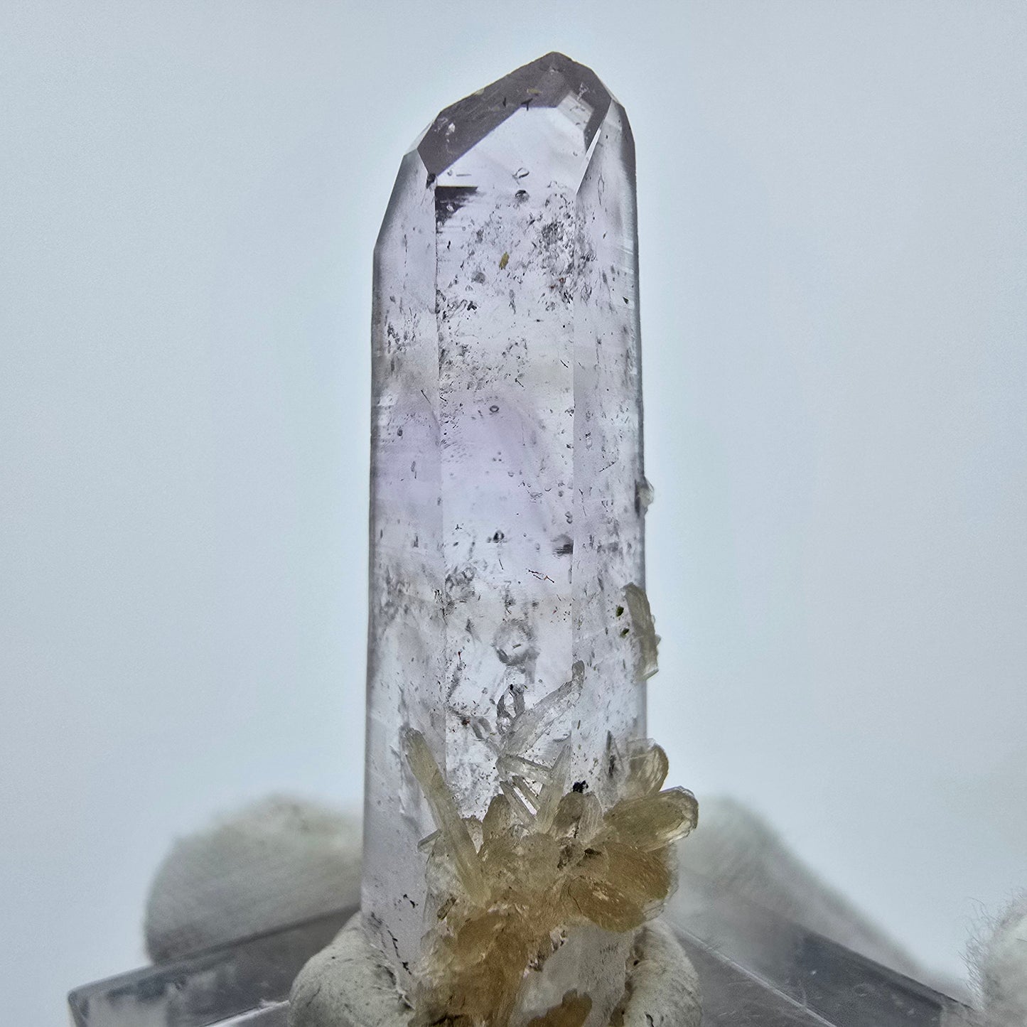 Enhydro Phantom Amethyst mit Stilbit, 4x Blase Goboboseb, Namibia 36*14*13mm