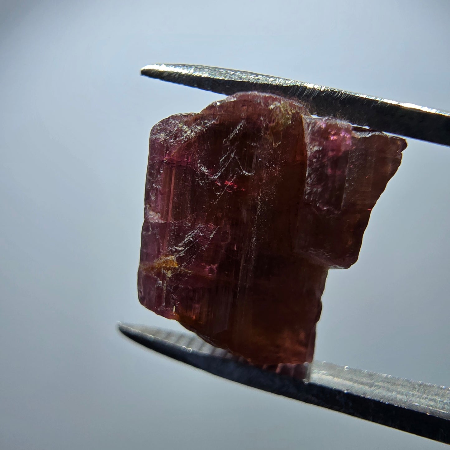 Seltener Rubellit Turmalin Kristall, rosa Minas Gerais, Brasilien 14*11*8mm