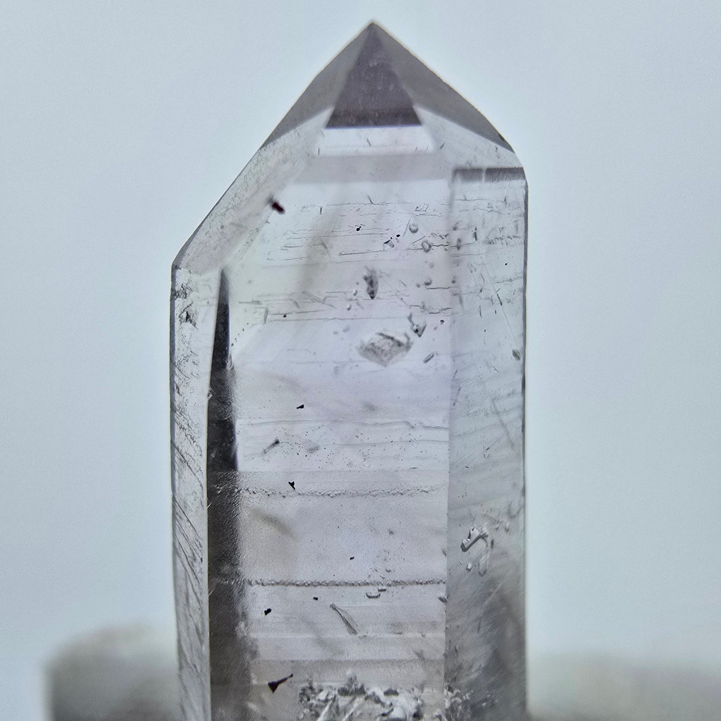 Cristal d'améthyste fantôme Enhydro 2x Bubble Goboboseb, Namibie 36*12*8mm Collection
