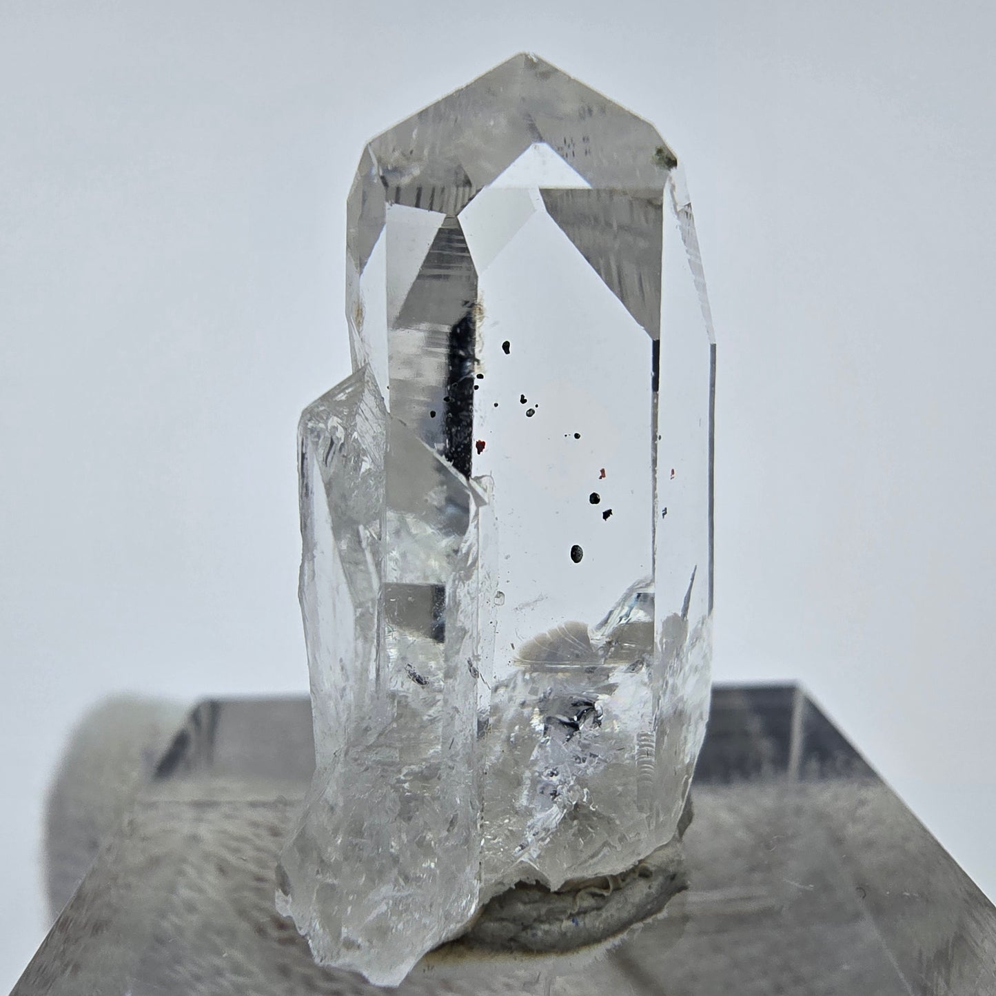 Harlekin Phantom Quarz Kristall Streep Mine, Goboboseb, Namibia 26*14*10mm