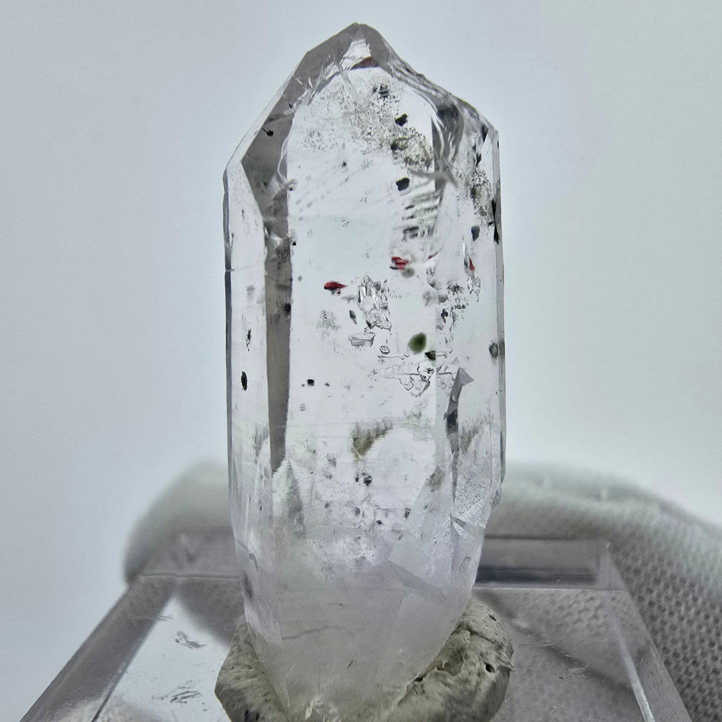 Harlekin Phantom Amethyst Kristall Streep Mine, Goboboseb, Namibia 30*13*10mm