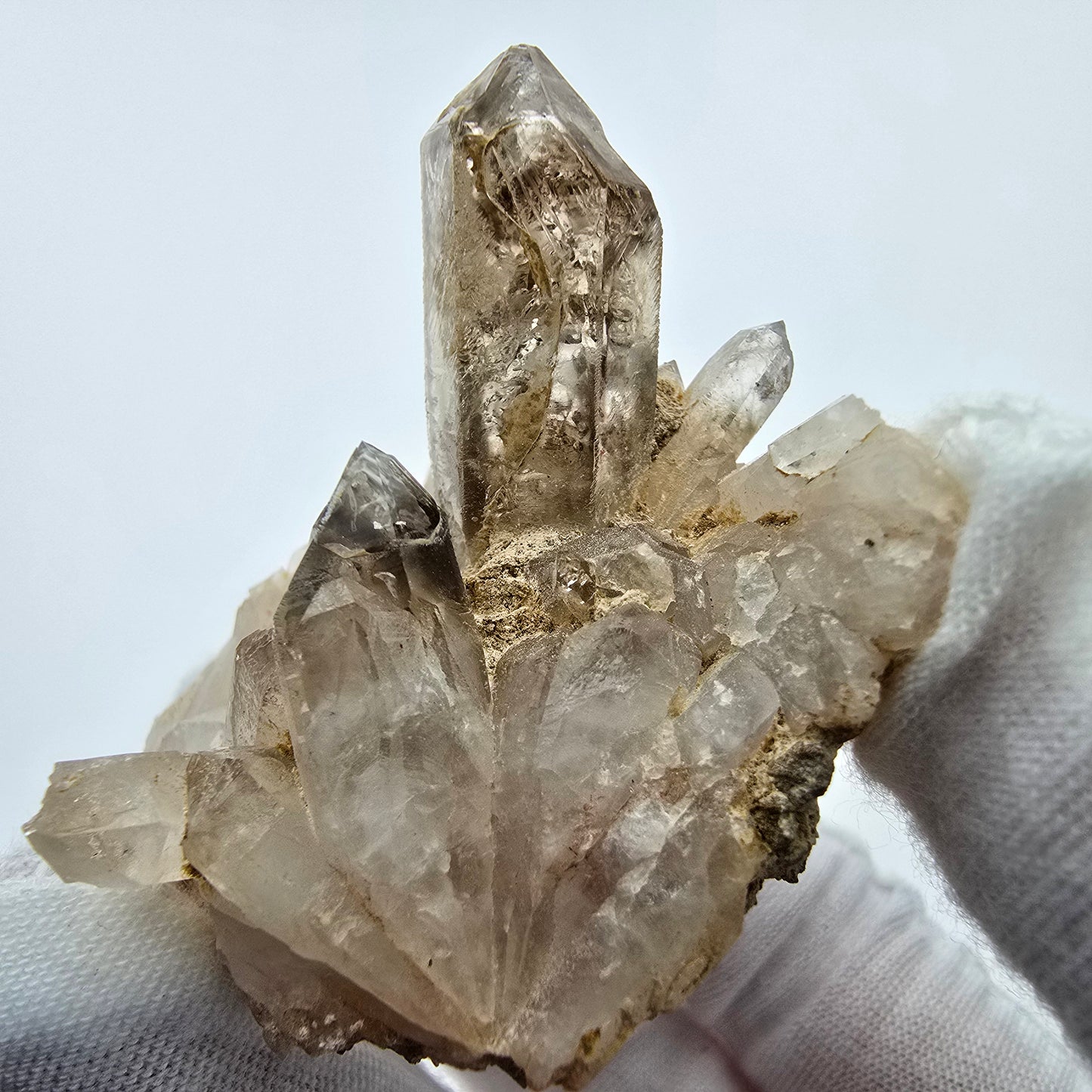 Phantom Rauchquarz Zepter auf Matrix Goboboseb, Namibia 57*51*47mm Sammlung
