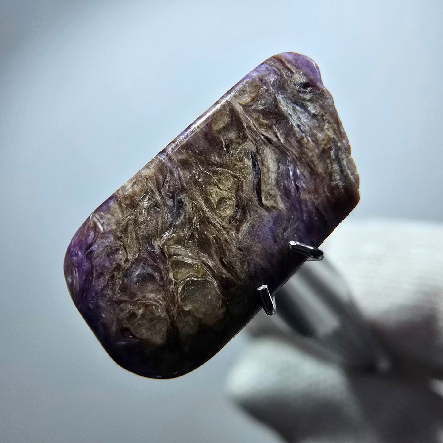 Rare Charoite crystal purple, polished Russia 17*9*4mm