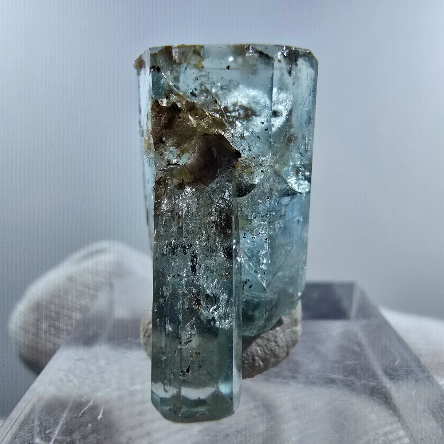 Aigue-marine Setlene, tourmaline Schörl stade Erongo, Namibie 23*12*11mm