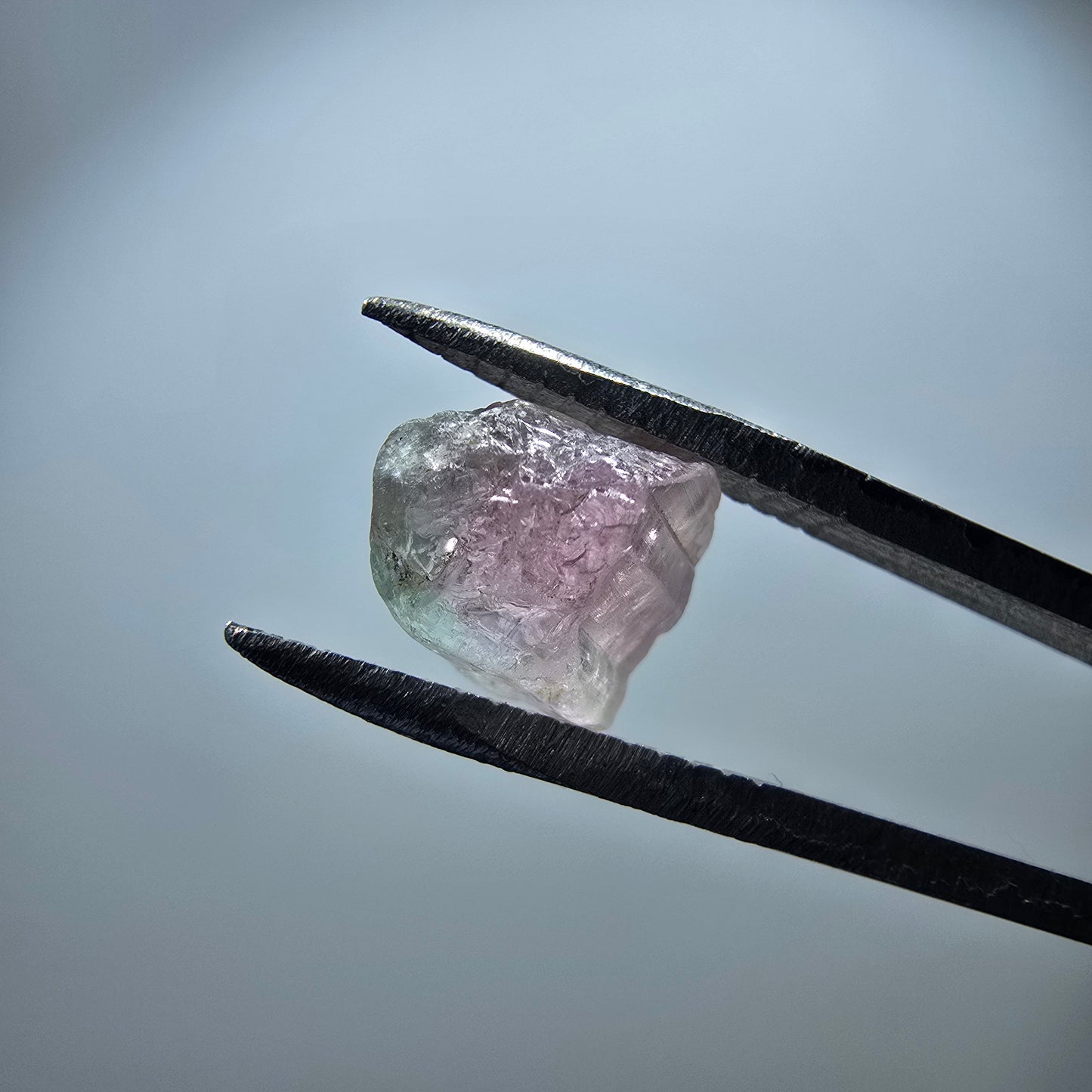 Seltener Rubellit Turmalin Kristall, rosa Minas Gerais, Brasilien 6*6*5mm