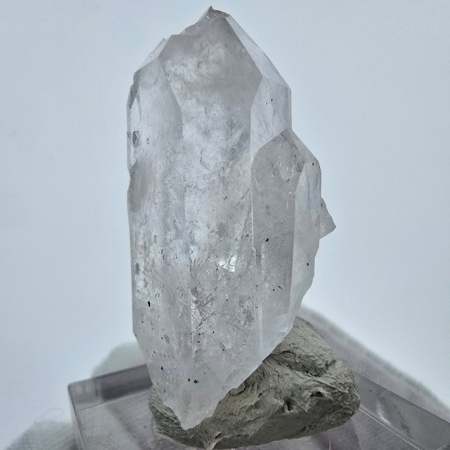 Enhydro Phantom Hämatit Quarz Stufe Streep Mine, Goboboseb, Namibia 40*19*16mm