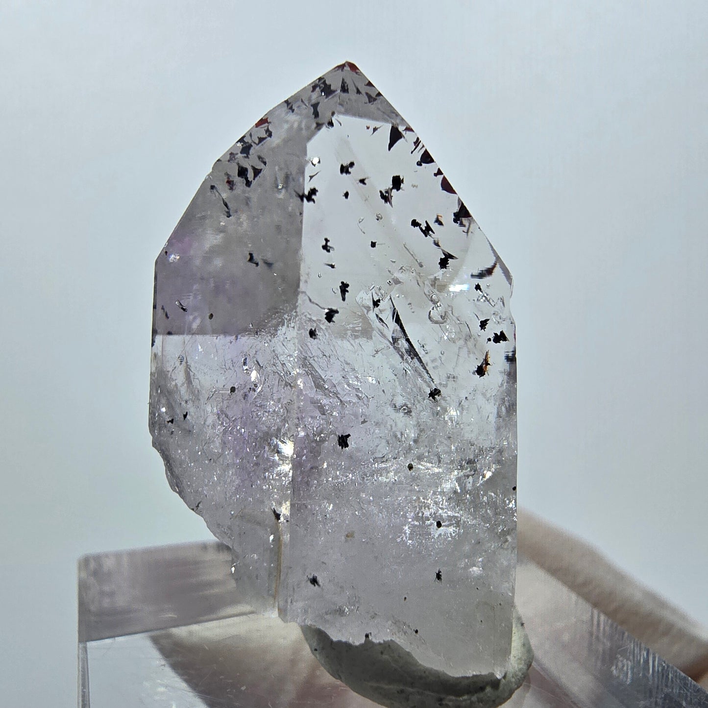 Mine d'améthyste fantôme Enhydro Harlequin, Goboboseb, Namibie, 29 x 20 x 13 mm