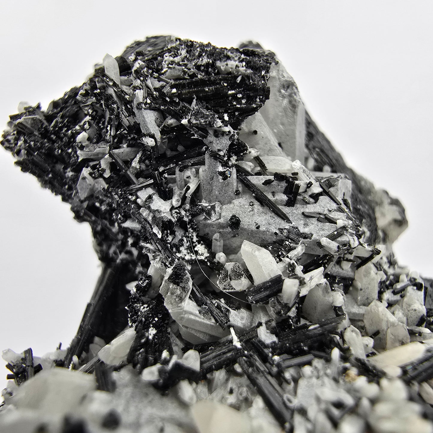 Seltene Schörl Turmalin, Rauchquarz Stufe Erongo, Namibia 59*33*30mm Sammlung