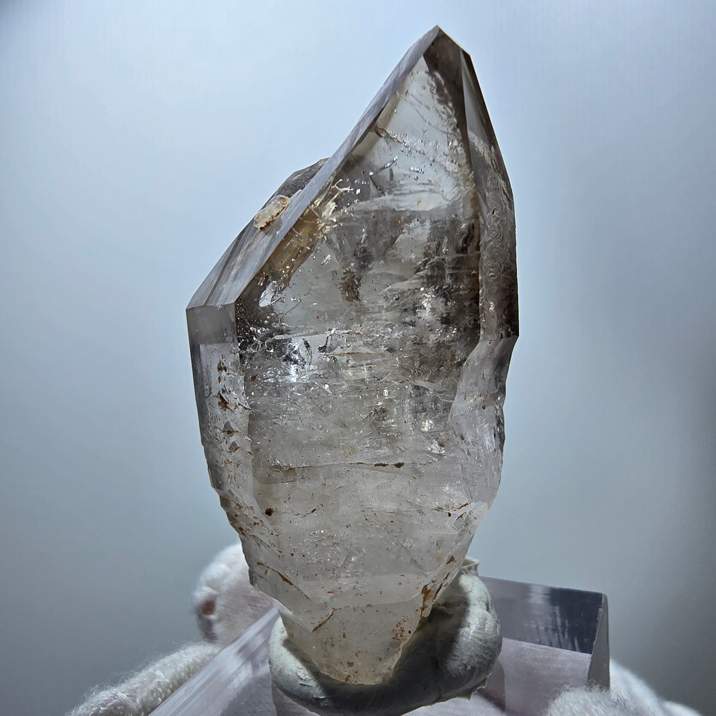 Klarer Phantom Rauchquarz Zepter Kristall Goboboseb, Namibia 47*24*21mm