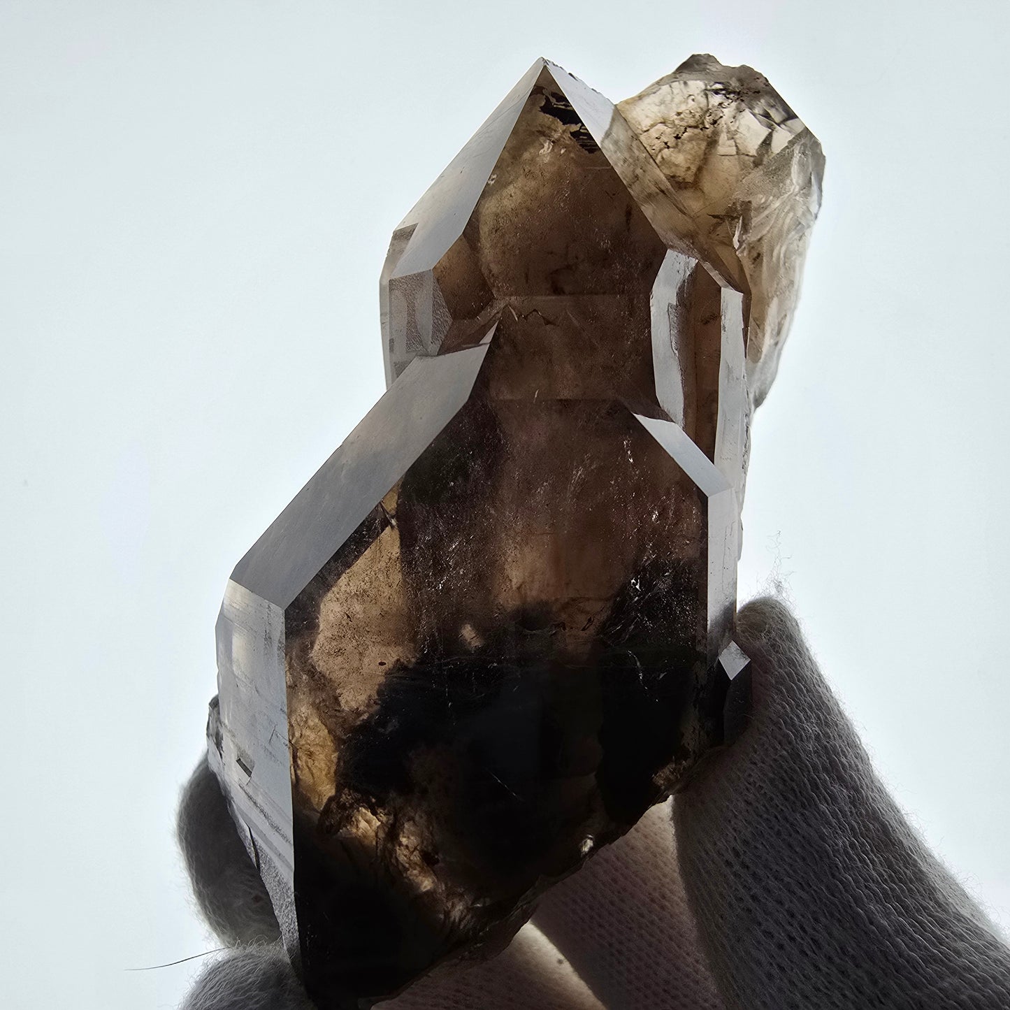 Skeleton Phantom Smoky Quartz Scepter Cluster Valentine Pocket, Namibia 98*54*46mm