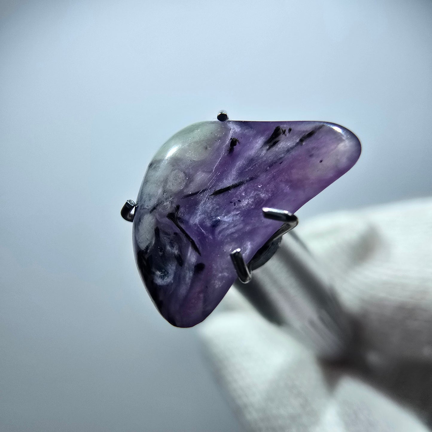 Rare Charoite crystal purple, polished Russia 12*9*3mm