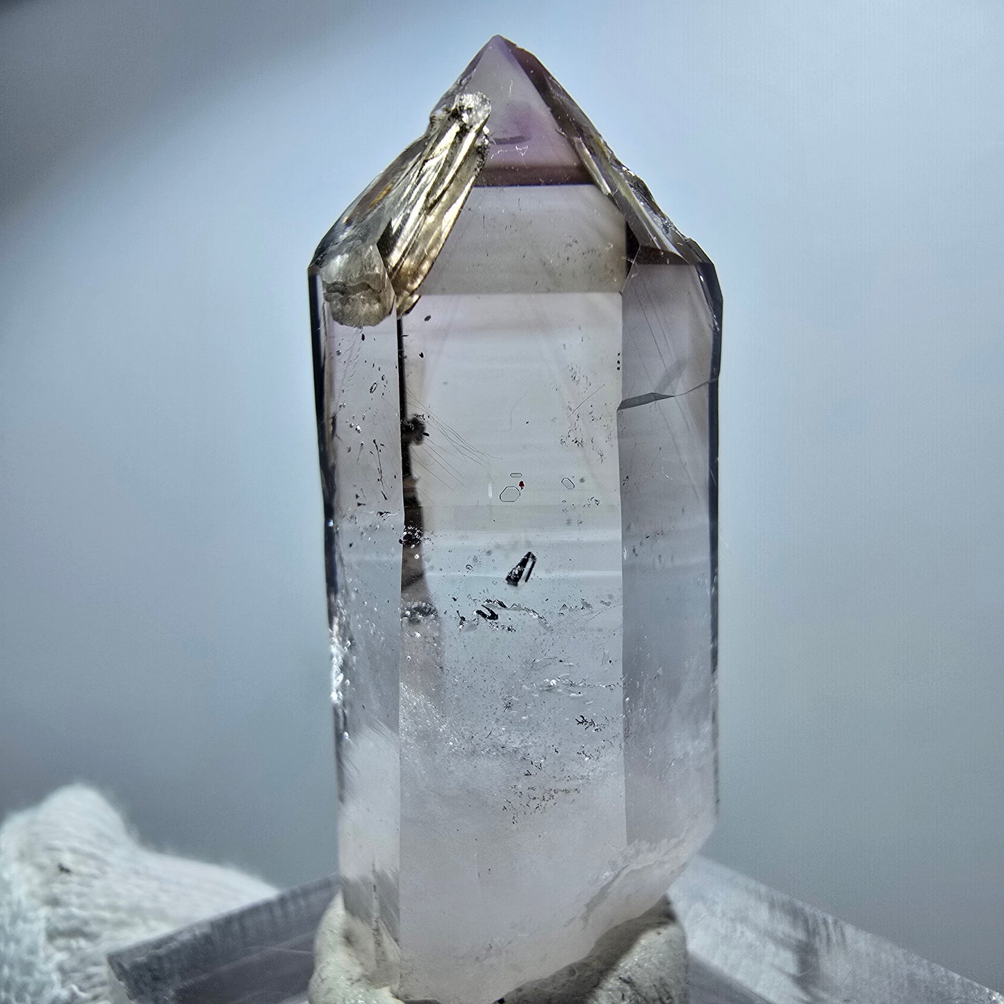 Klare Phantom Amethyst Zepter Spitze Goboboseb, Namibia 41*17*15mm