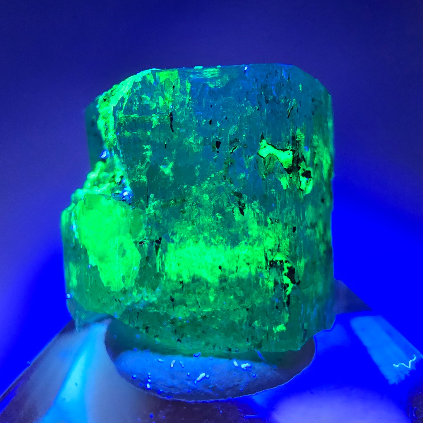 Seltener Aquamarin X mit Hyalit Erongo, Namibia 20*18*16mm