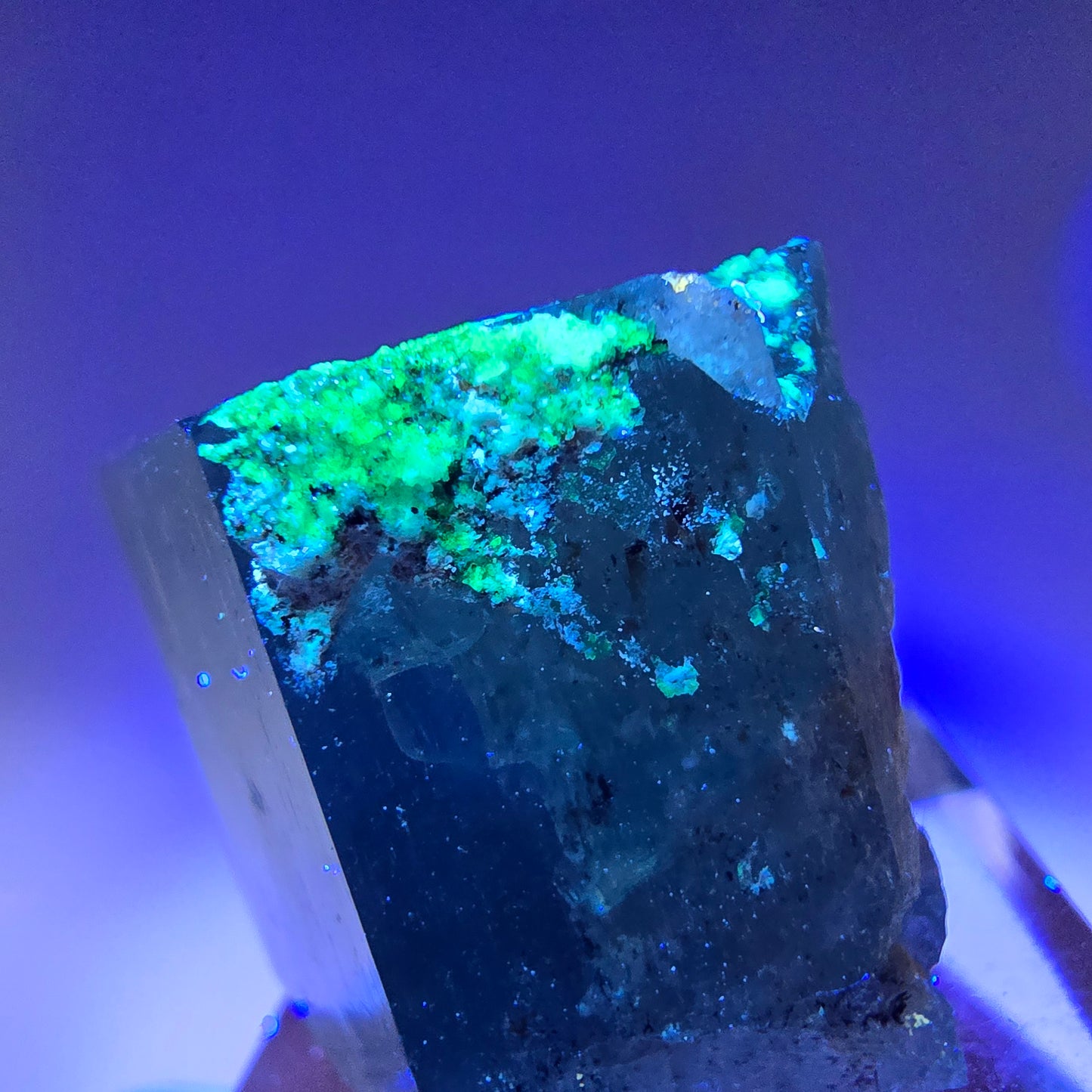 Seltener Aquamarin X mit Hyalit Erongo, Namibia 31*24*21mm