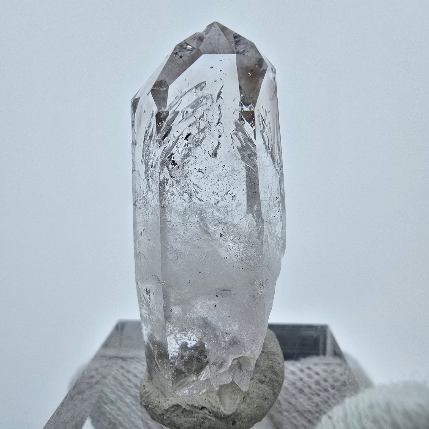 Enhydro Phantom Amethyst, 1x Blase Streep Mine, Goboboseb, Namibia 35*13*12mm