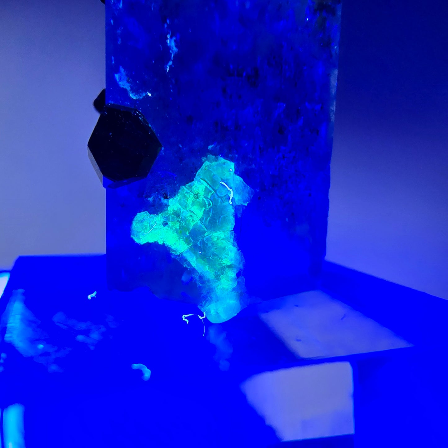 Seltener Aquamarin X mit Schörl Turmalin Erongo, Namibia 22*18*16mm