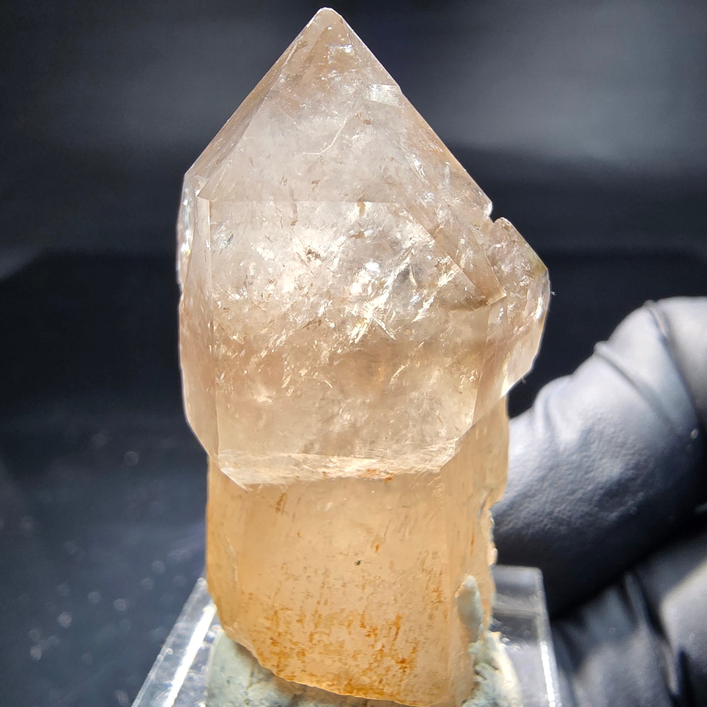 Schöne Phantom Rauchquarz Zepter Spitze Erongo, Namibia 43*23*20mm Sammlung