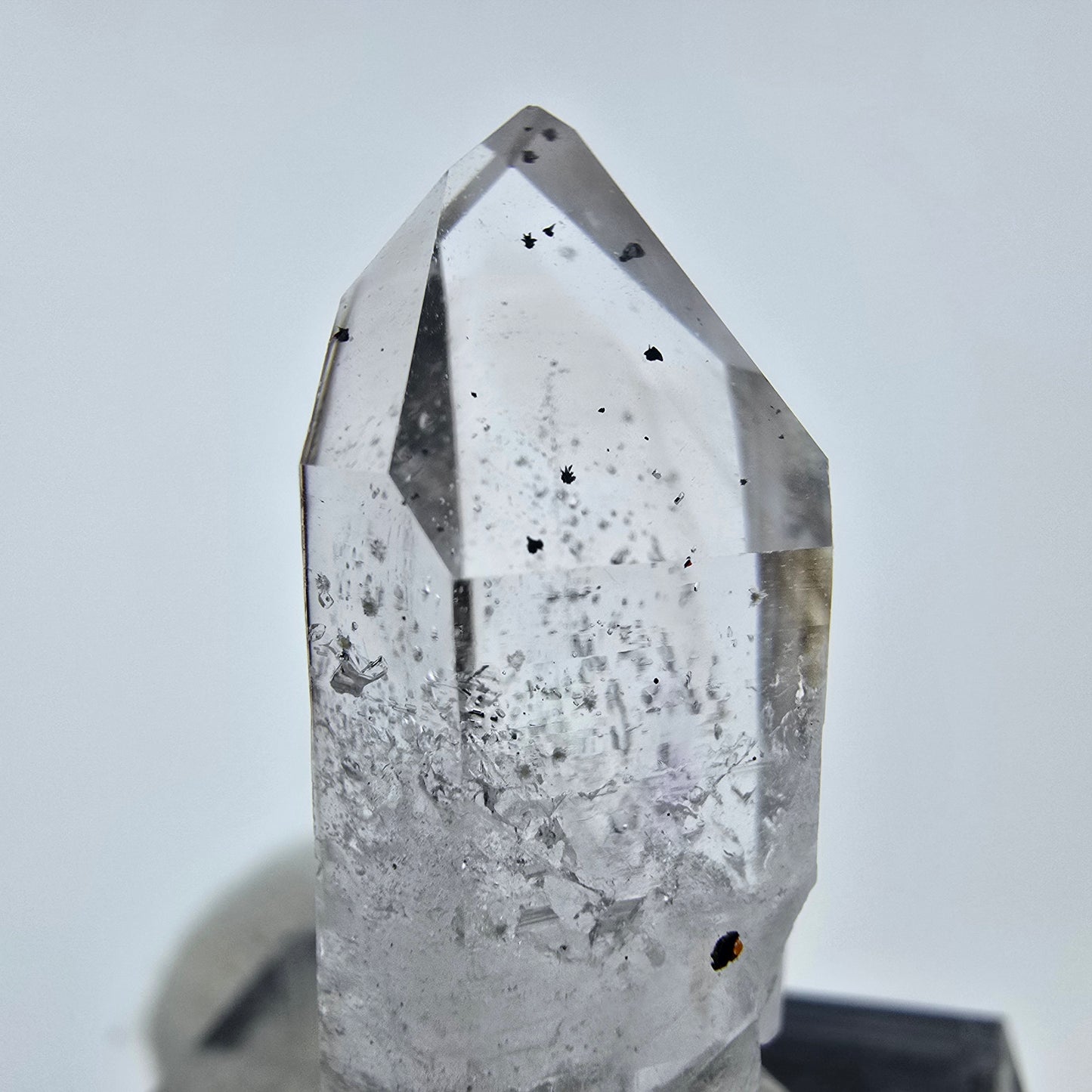 Cristal d'améthyste hématite fantôme Streep Mine, Goboboseb, Namibie 31 x 15 x 13 mm