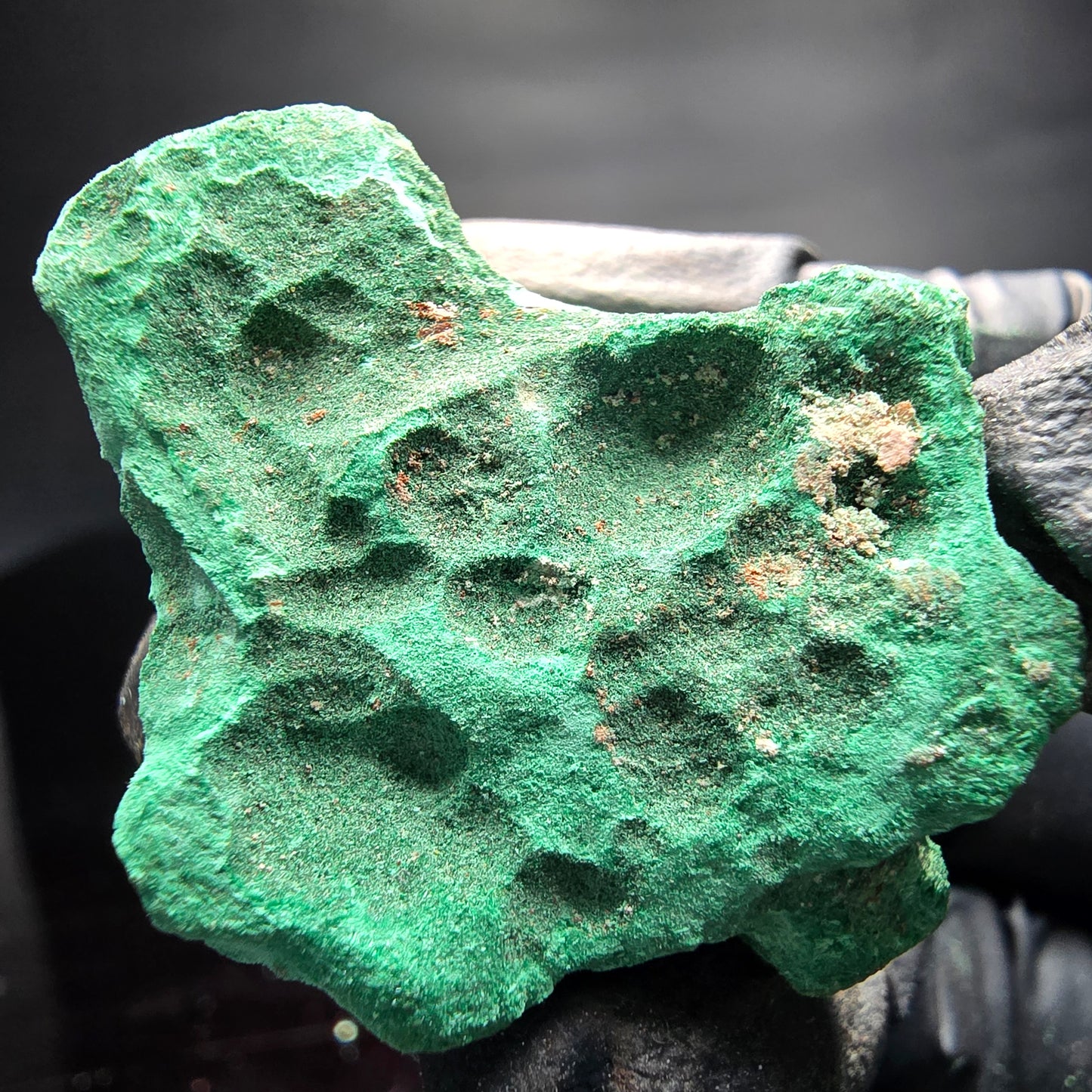 Seltene Malachit auf Matrix Stufe grün Kaokoveld, Namibia 40*32*22mm Sammlung