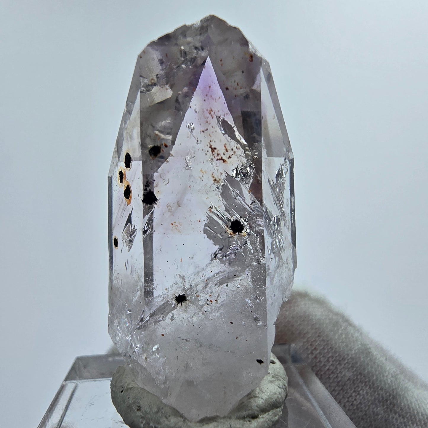 Enhydro Phantom Amethyst Hämatit Streep Mine Goboboseb Namibia 37*19*16mm