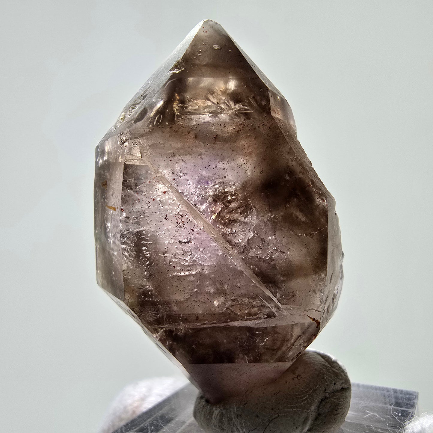 Améthyste fantôme rare DT Scepter Point Brandberg, Namibie 45*28*23mm