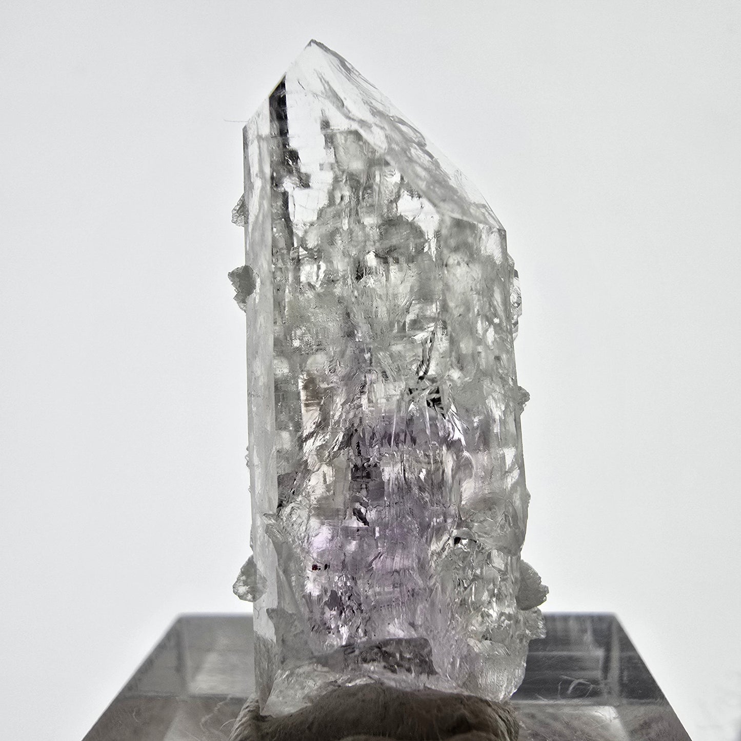 Phantom Amethyst with Analcim, Prehnite Streep Mine, Goboboseb, Namibia 33*15*10mm