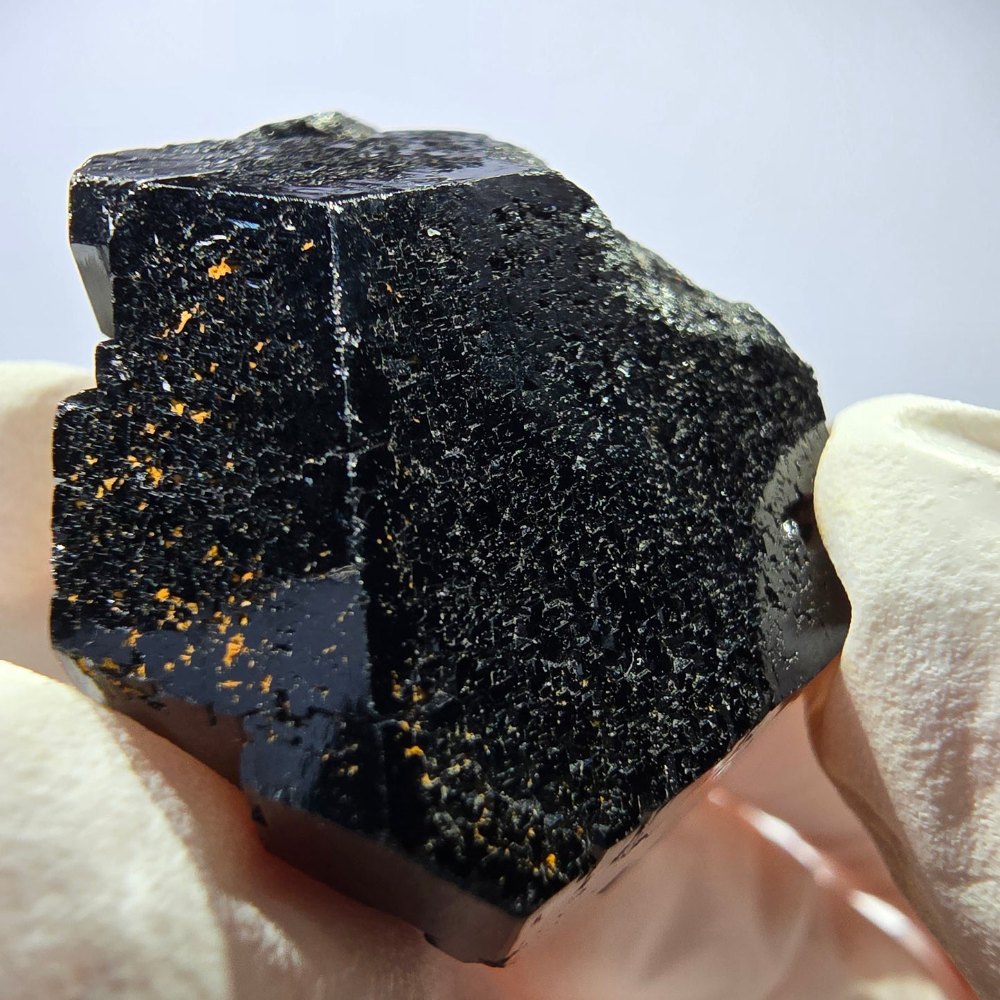 Cristal de tourmaline Schorl étoilée rare, Erongo noir, Namibie, 30 x 25 x 20 mm
