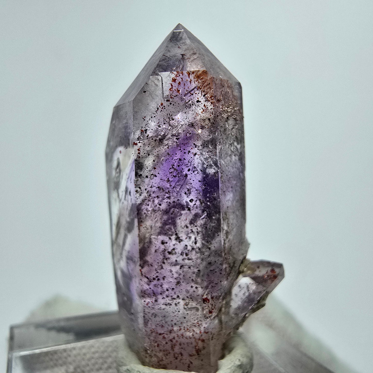 Harlekin Phantom Amethyst Kristall Streep Mine Goboboseb Namibia 31*17*12mm