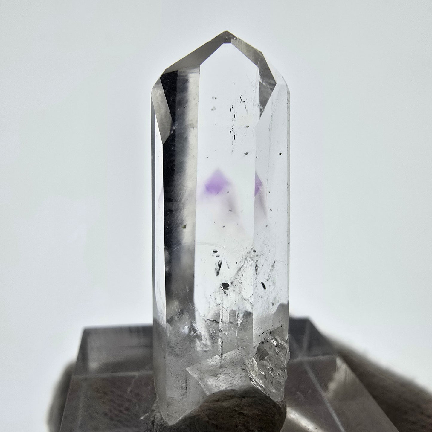 Phantom Amethyst with Analcim Streep Mine, Goboboseb, Namibia 33*11*11mm
