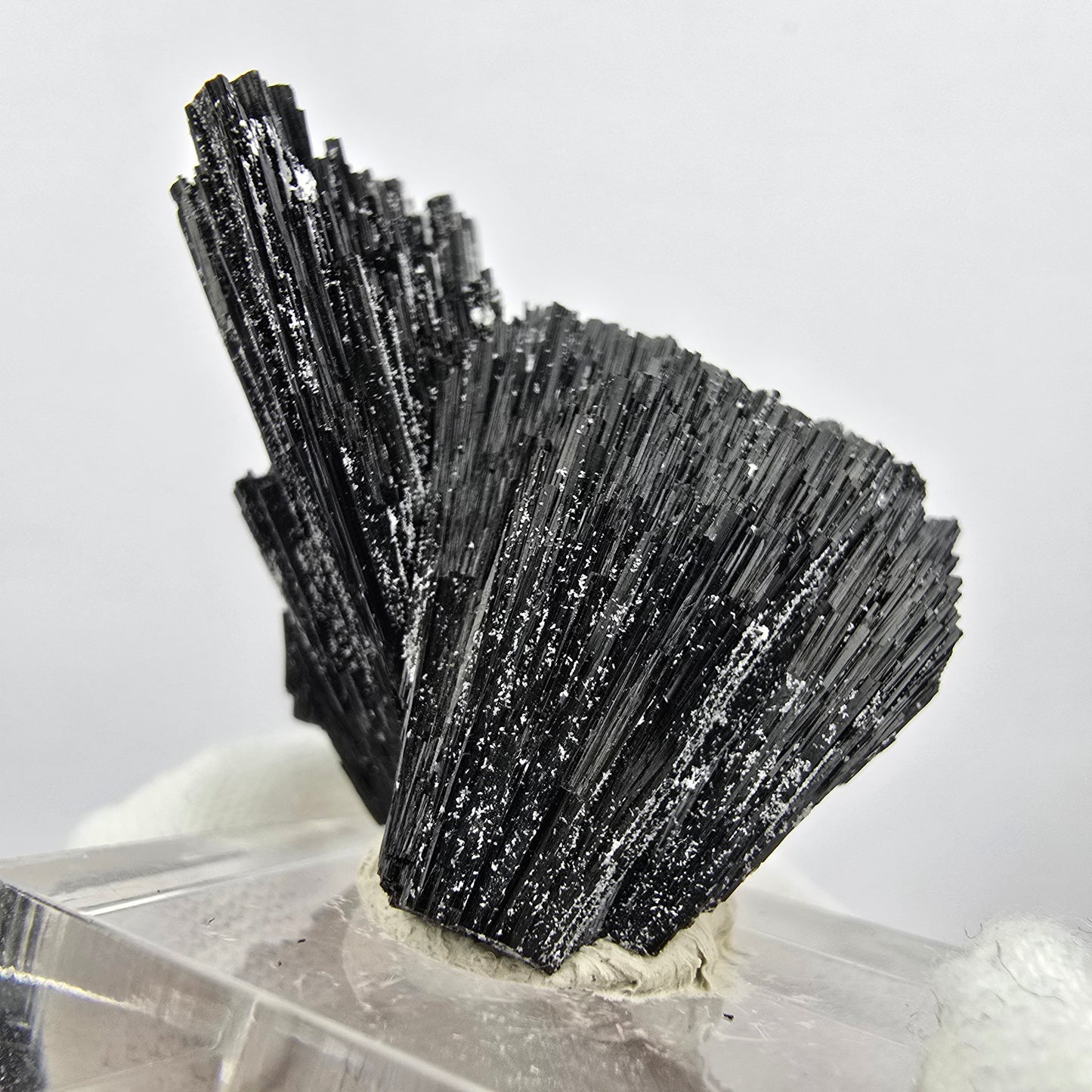 Seltene Schörl Turmalin Stufe schwarz Erongo, Namibia 37*33*17mm Sammlung