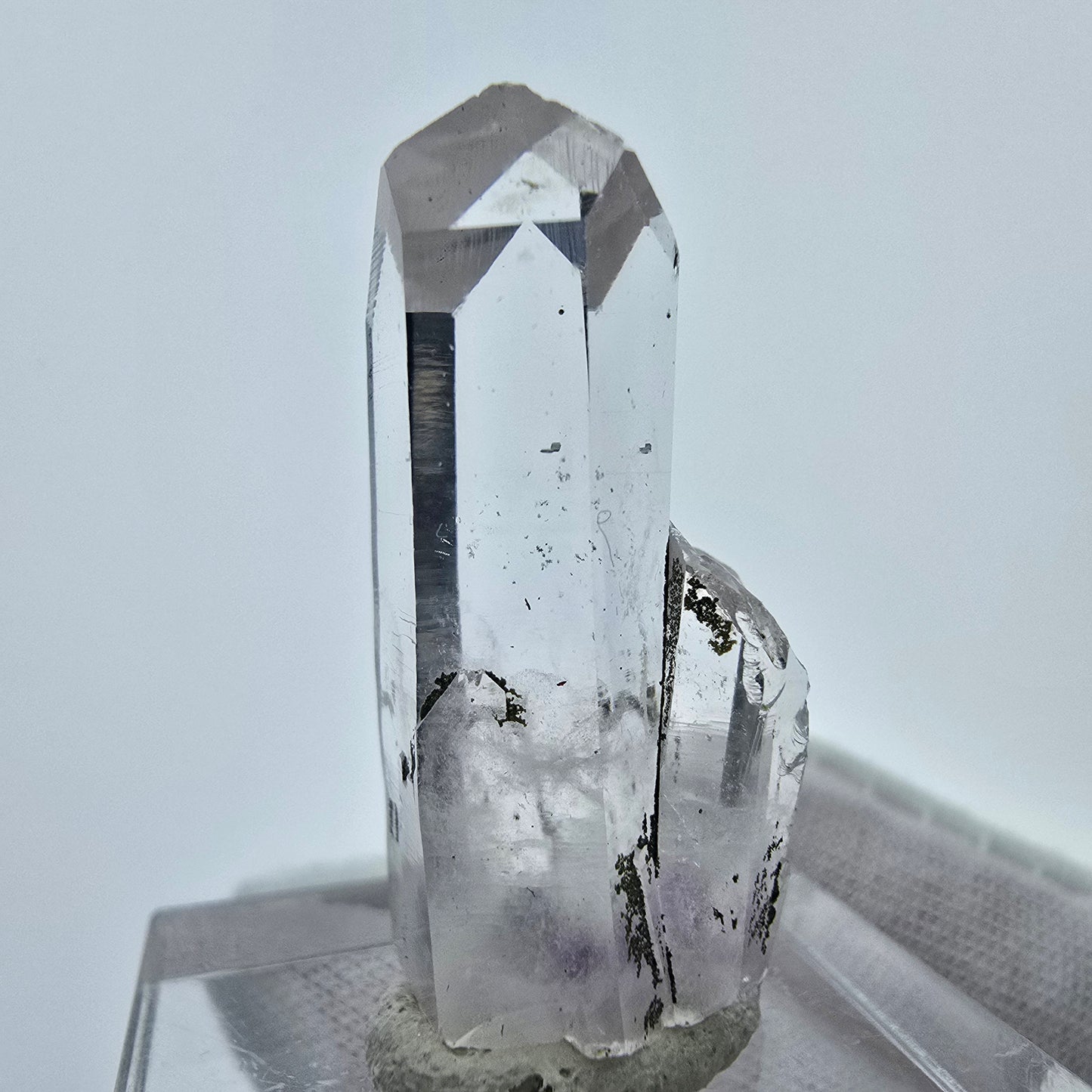 Phantom Amethyst Epidot Kristall Streep Mine, Goboboseb, Namibia 31*14*12mm