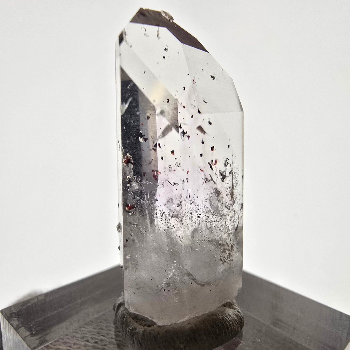 Mine d'améthyste Harlequin Phantom Point Streep, Goboboseb, Namibie, 33 x 16 x 12 mm