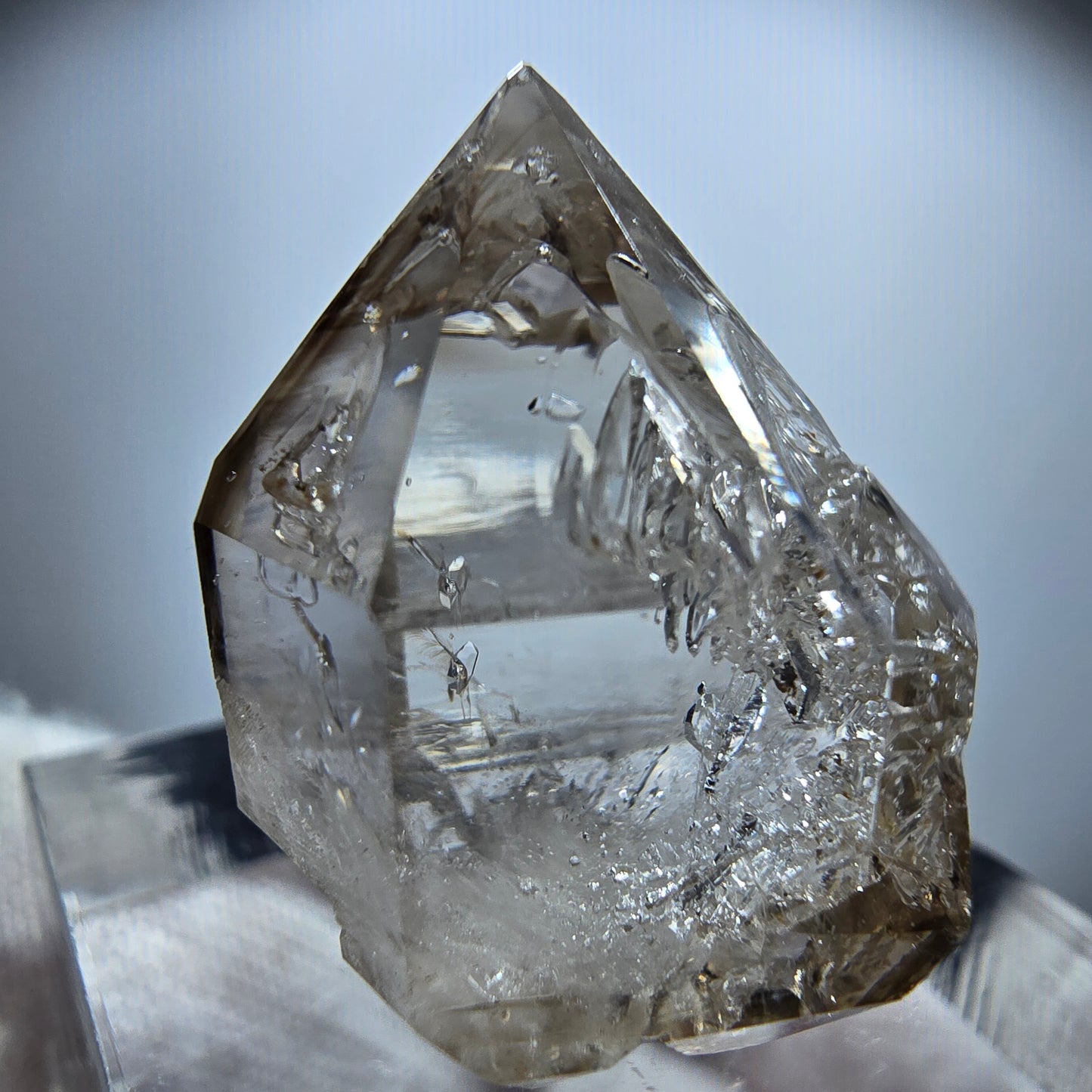 Enhydro Phantom Rauchquarz Fenster DT Zepter Goboboseb, Namibia 25*20*14mm