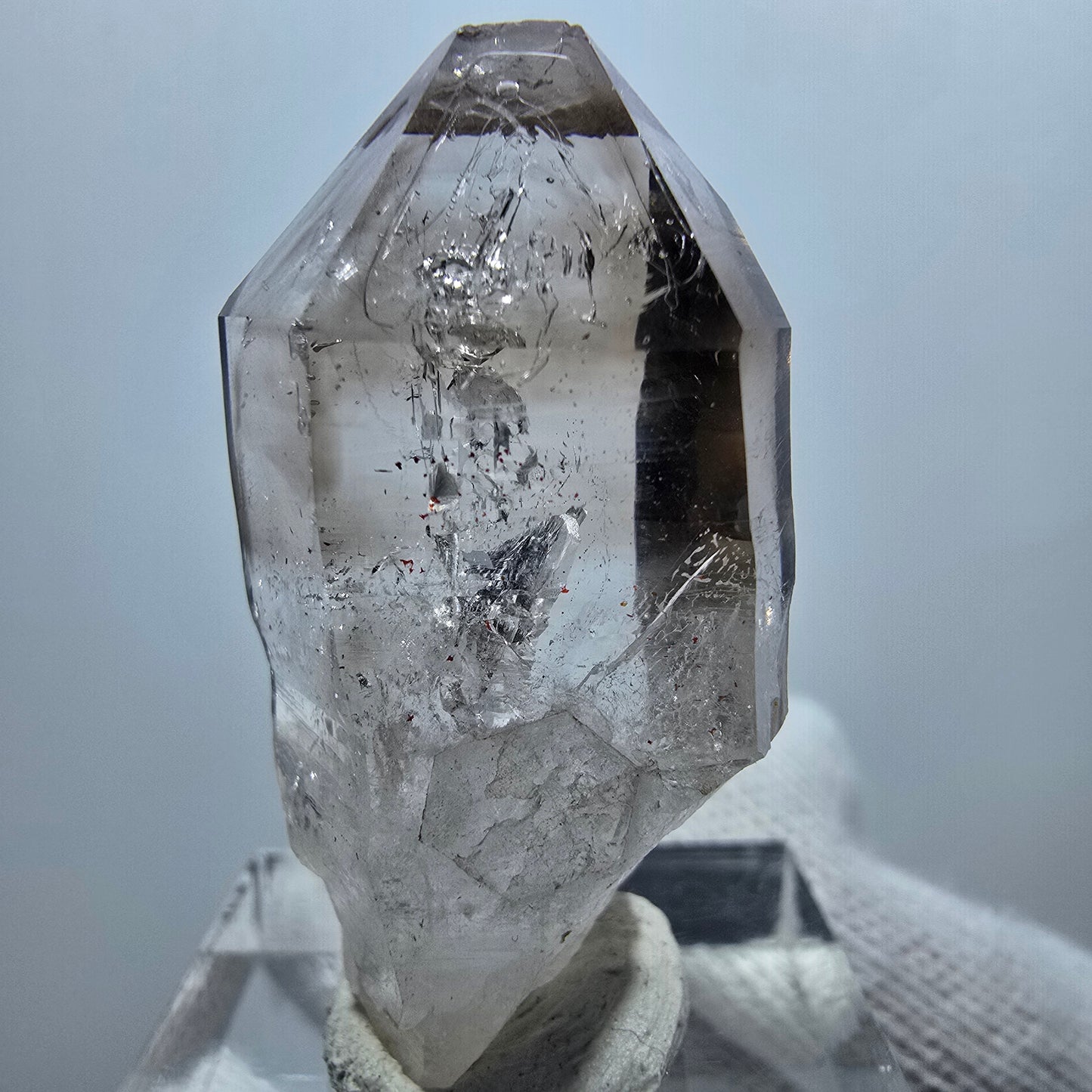 Clear Phantom Smoky Quartz Scepter Point Goboboseb, Namibia 37*20*12mm