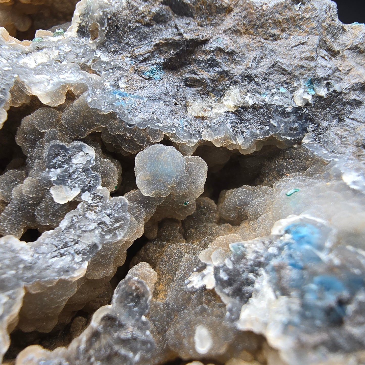Seltene große Shattuckit, Dioptas Stufe blau Kaokoveld, Namibia 89*68*77mm