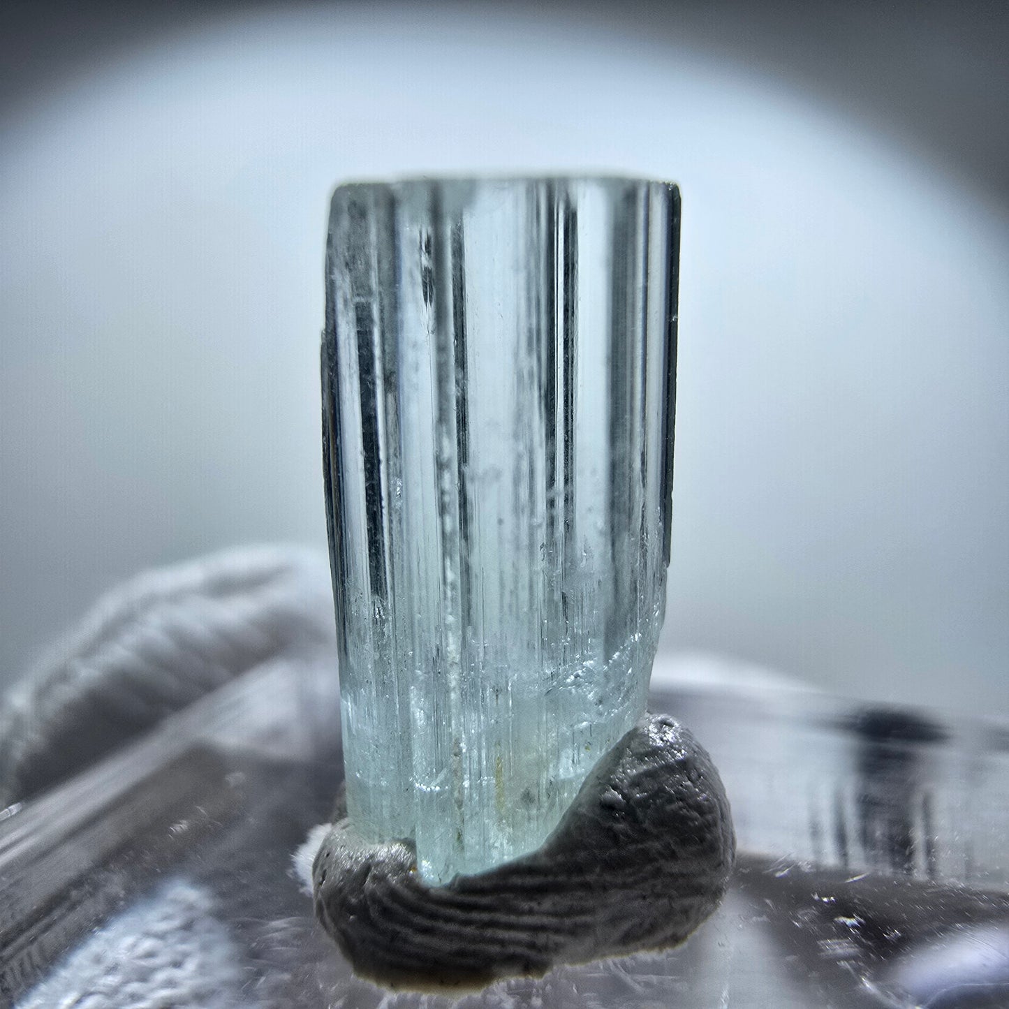 Klarer Aquamarin Kristall, blau Nagar, Pakistan 13*6*6mm
