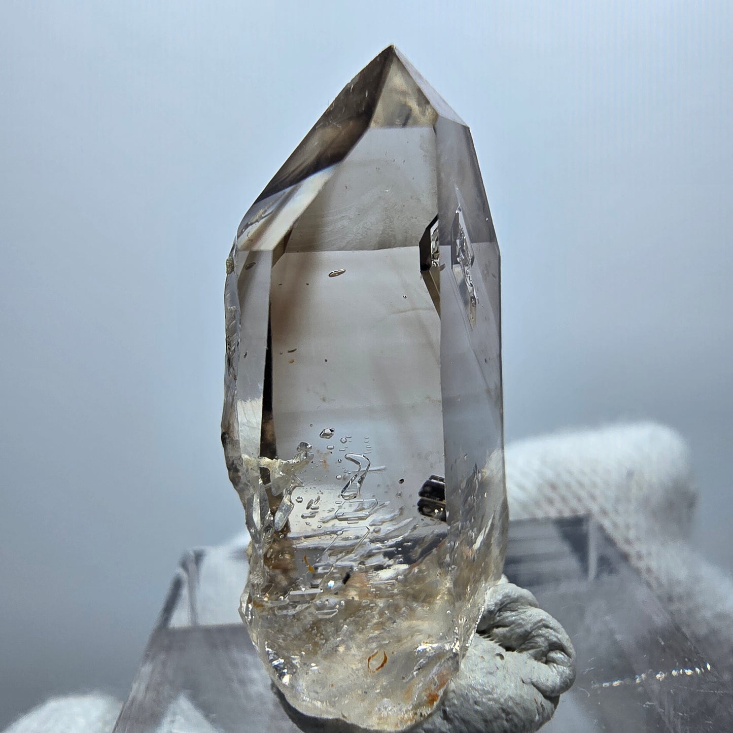 Clear Phantom Smoky Quartz Scepter Point Goboboseb, Namibia 28*14*12mm