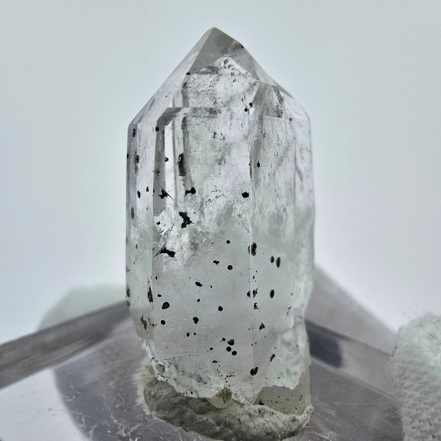 Klare Phantom Hämatit Quarz Stufe Streep Mine, Goboboseb Namibia 27*17*10mm