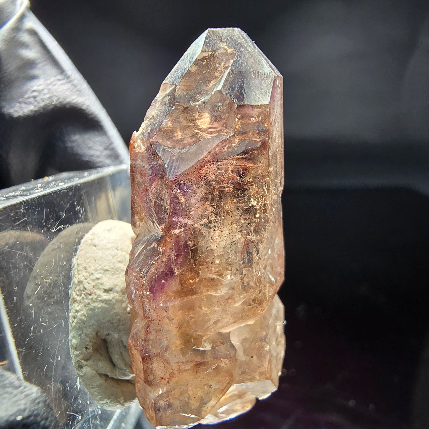 Phantom Amethyst Zepter Doppelender Spitzen Brandberg, Namibia 40*19*15mm