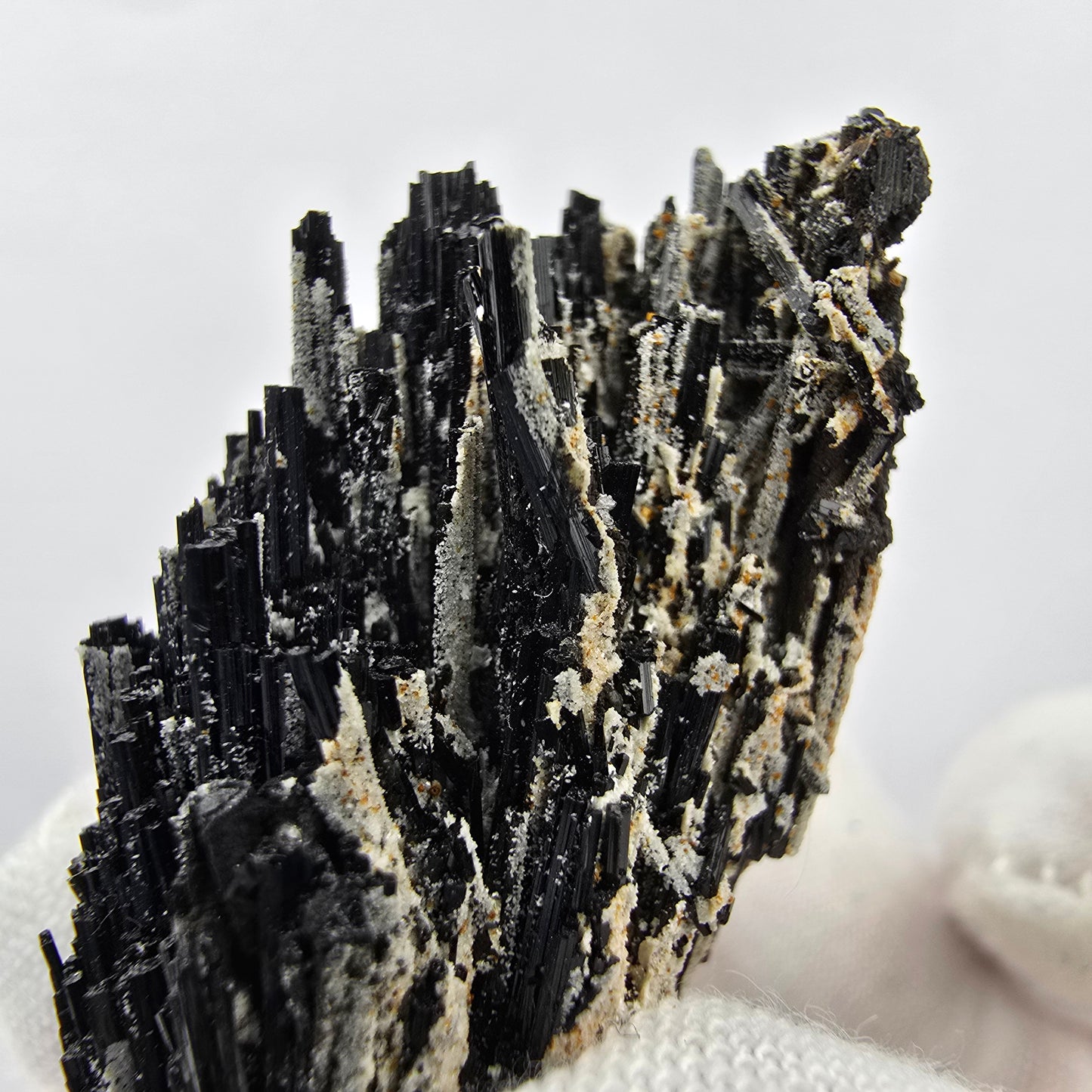 Seltene Schörl Turmalin Stufe schwarz Erongo, Namibia 31*25*20mm Sammlung