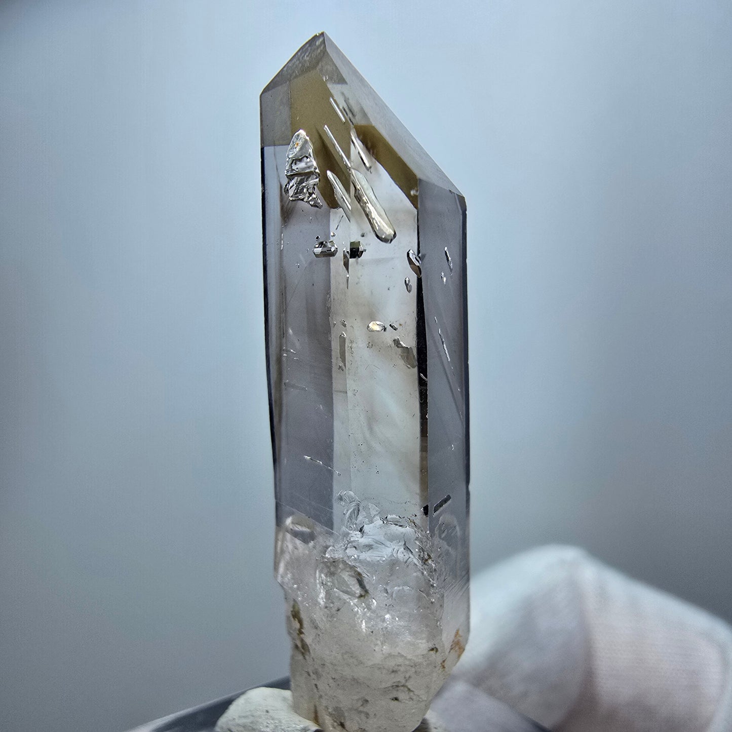 Klarer Phantom Rauchquarz Zepter Kristall Goboboseb, Namibia 42*12*11mm