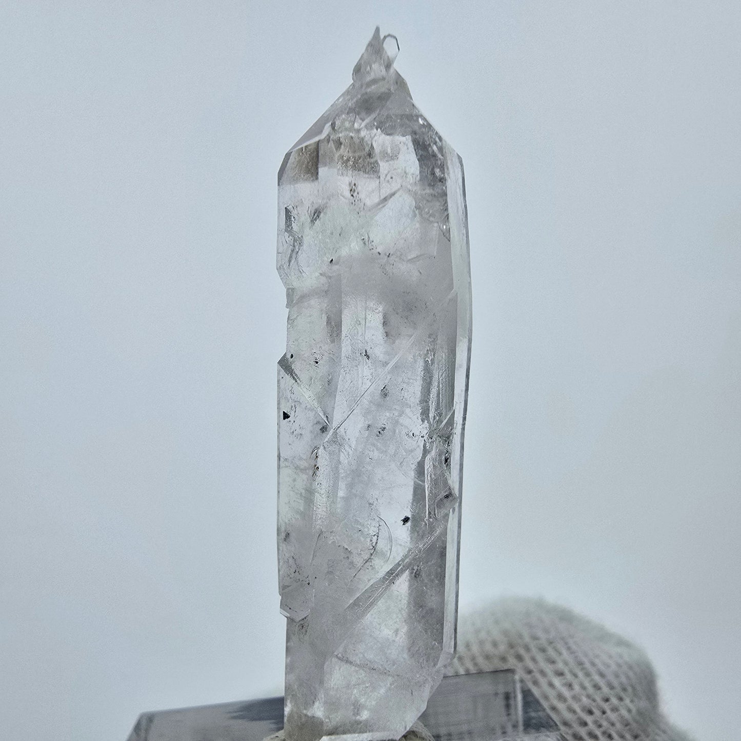 Phantom Hämatit DT Quarz Kristall Valentine Pocket Goboboseb, Namibia 43*10*7mm