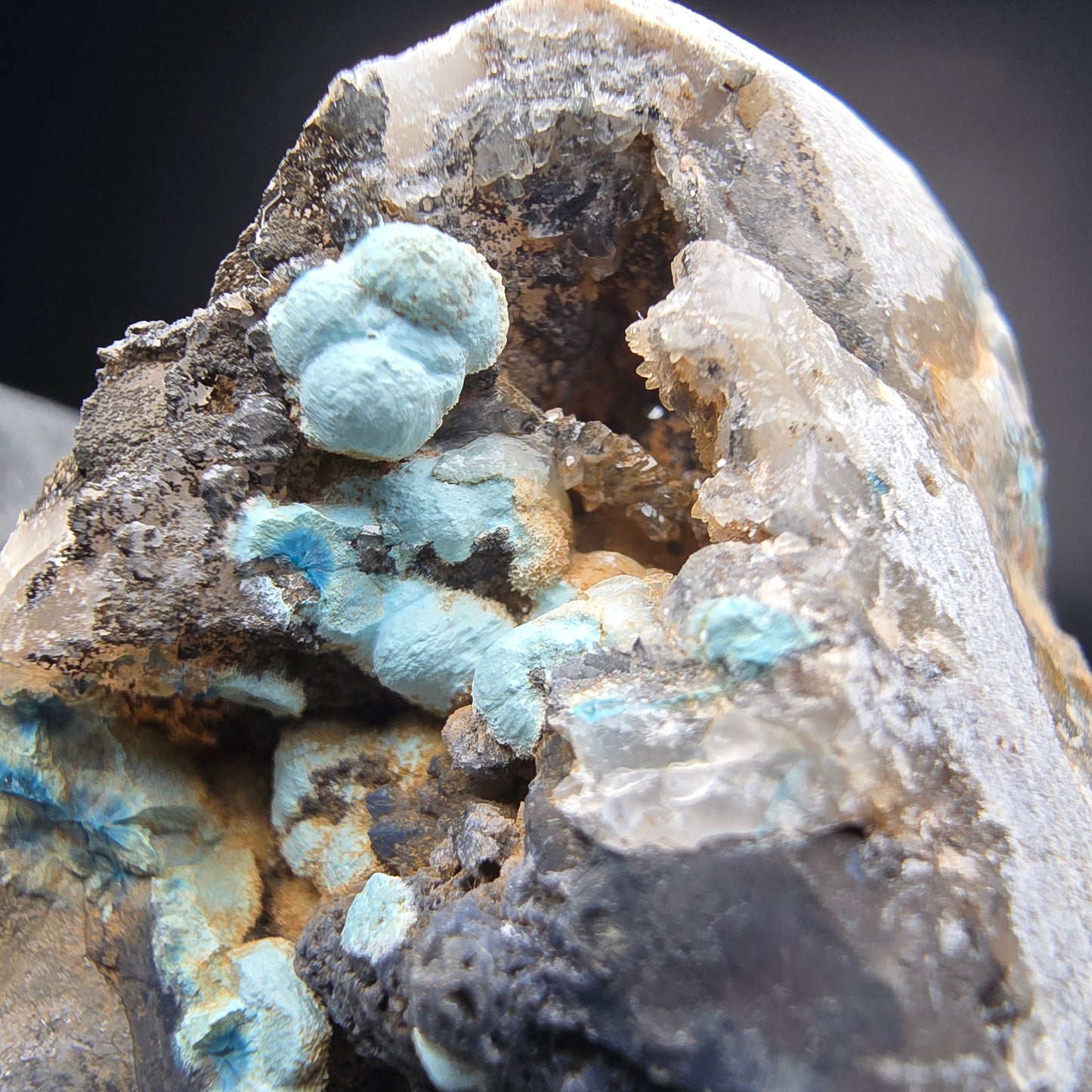 Seltene große Shattuckit Stufe blau Kaokoveld, Namibia 68*36*49mm Sammlung