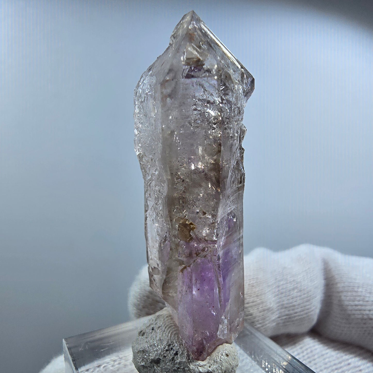 Phantom Amethyst Skeleton Scepter Valentine Pocket Goboboseb Namibia 48*18*15mm
