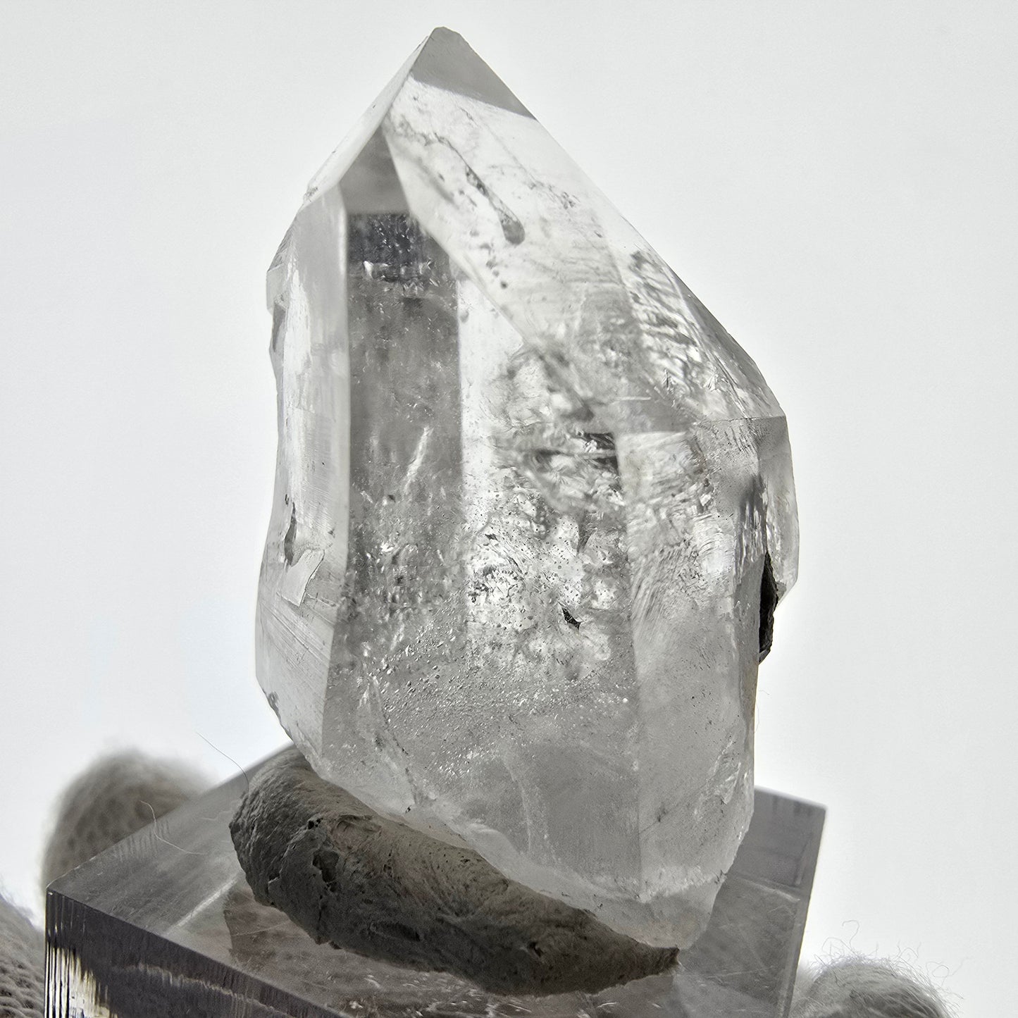 Skeleton Phantom Smoky Quartz Scepter Valentine Pocket, Namibia 39*31*25mm